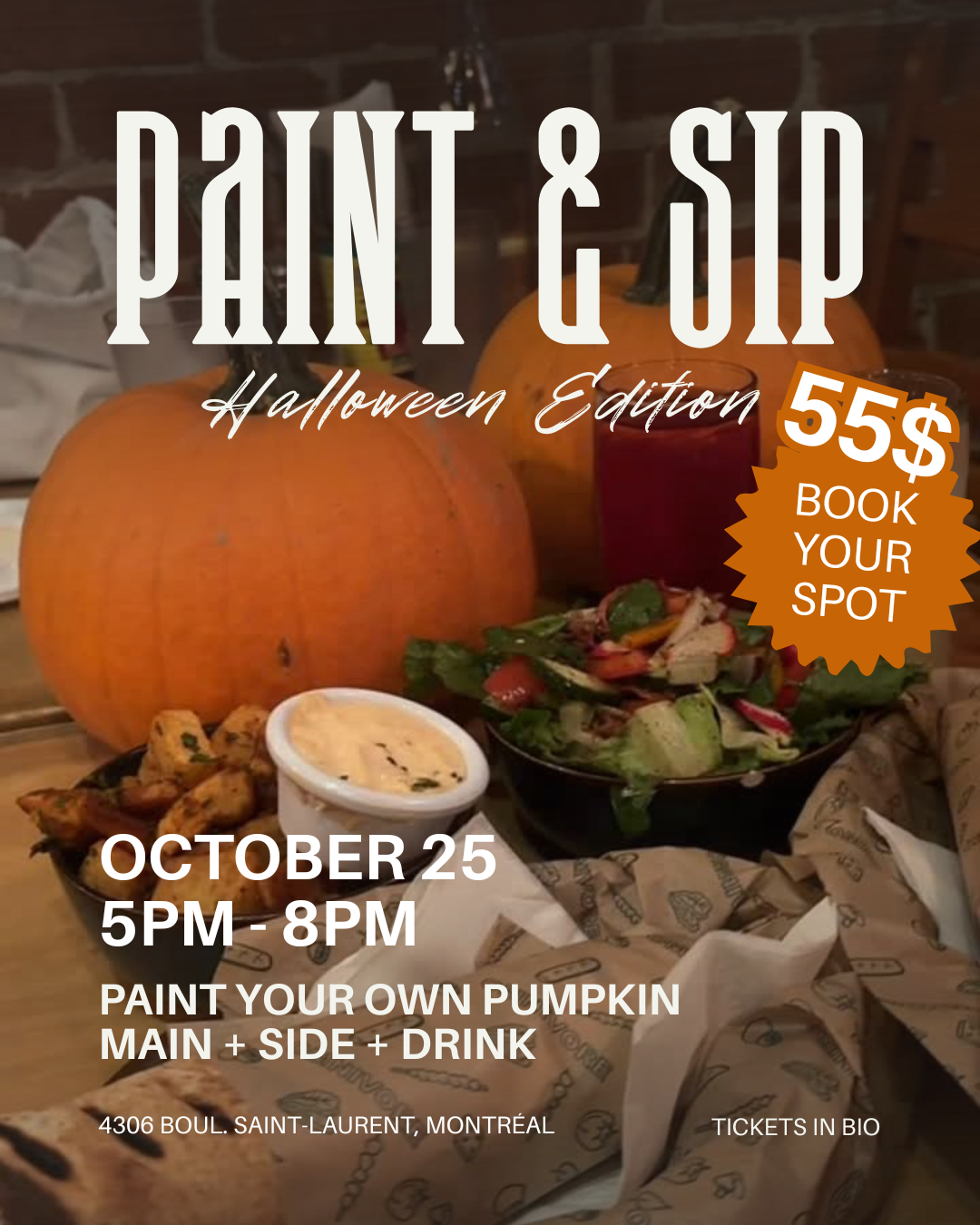 🎃 Pumpkin Painting | Omnivore Restaurant